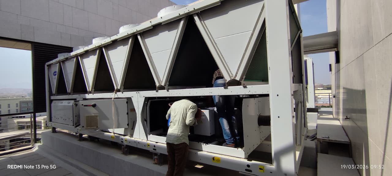 HVAC equipment installation