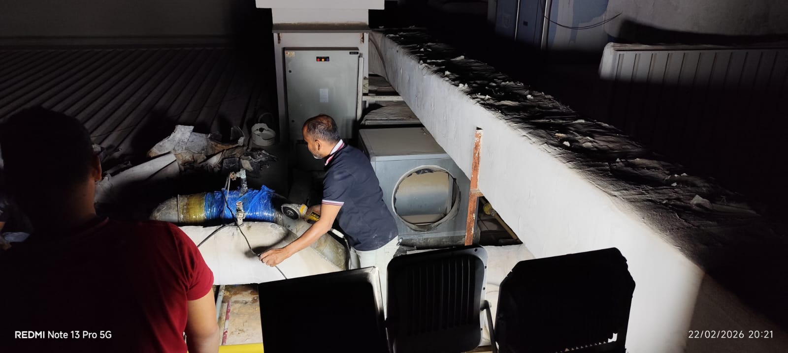 Avenues Mall pipe replacement works